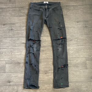 Acne Studios Custom Distressed Jeans